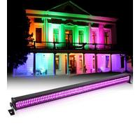 336 LED Barra de Wallwasher, 120W U`King RGBW Luz de Escenario, Luz Estroboscopica Efectos de Iluminación con dmx para DJ, Bar, Fiesta, Boda, Discoteca, Halloween, Navidad, 1 PCS