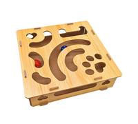 (33cm)Cat Nail File Enrichment Box Sturdy Safe Construction for Small Medium Large Cats