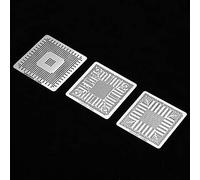 33Pcs IC Chip BGA Reballing Stencil Kits Set Plantilla de soldadura de alta precisión para reparación de CPU de