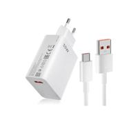 33W Fast Charger - EFCONNECTION - 1M USB-C Cable - for Xiaomi and Redmi 15C, 14C, 13C, 5A, Note 15 Pro Plus, Note 14 Pro, Note 13