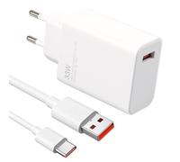 33W USB C Cargador Rápido, Cargador para Xiaomi Redmi Note 13/12/11 Pro/11s/10/12 13 Pro, Cargador USB C con Cable 2M para Xiaomi Mi 11, 11 Lite, 10 Pro, 10T Lite