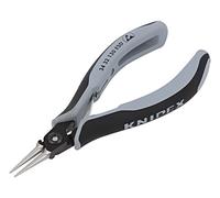 Knipex Alicate de precisión de montaje para electrónica ESD bruñido, con fundas multicomponentes 135 mm 34 32 130 ESD