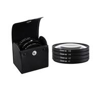 34/40.5/46 / 49/52 / 55/58 / 62 mm de vidrio de cerca +1 +2 +4 +10 filtro de lente transparente para accesorios de cámara, filtro grande roscado