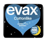 Evax Compresa Cottonlike Alas Noche, 9 un