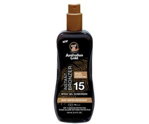 ¡34% DTO! Instant Bronzer Gel en spray Protector solar con autobronceador 100 ml