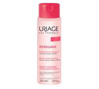 URIAGE ROSELIANE Limpiador facial Antirojeces con CALÉNDULA, ROSA y ACEITE DE ALBARICOQUE | Limpia y alivia las rojeces. Fluido lechoso fresco | Sin parabenos | Seguro para piel sensible