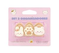 ¡34% DTO! Set 3 Organizadores Cutie Pets 5 gr