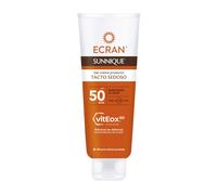 ¡34% DTO! Sunnique Protector Solar gel crema tacto sedoso 250 ml