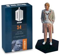34 The Fifth Doctor Peter Davison Figurine Collection DR WH0 Figura modelo en caja pintada a mano 1:21 Eagle Moss