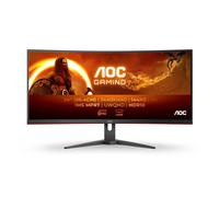 AOC G2 CU34G2XE/BK LED display 86,4 cm (34") 3440 x 1440 Pixeles Wide Quad HD LCD Negro, Rojo