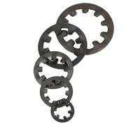 340 arandelas de bloqueo dientes internos, surtido sujetadores clip rápido, anillos retención, mantenimiento