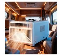 3400 BTU Frío Y Calor Aire Acondicionado Portátil Para Coche Y Camping | Aire Acondicionado Caravana, Con Control Remoto Pantalla Digital, Sin Drenaje, Modo Sueño Silencioso(220V)