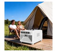 3400 BTU Frío Y Calor Aire Acondicionado Portatil Para Coche Y Camping | Climatizador, Con Control Remoto Pantalla Digital, Sin Drenaje, Modo Sueño Silencioso(220V)