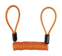 (340102) KRYPTONITE -DISC LOCK REMINDER NARANJA | Kryptonite Kryptolok - Cable recordatorio para cerraduras de freno de disco de 132 mm