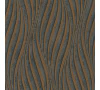 34263 - la Nueva Libro Diseño Geométrico Raya Bronce Marrón Galerie Papel