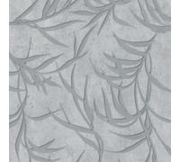 34287 - Texturas Urbanas Hoja Gris Plata Galerie Papel Tapiz