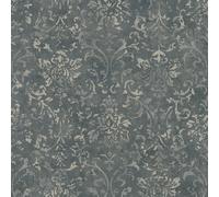 34296 - Texturas Urbanas Ornamentales Papel Tapiz Negro Plata Galerie
