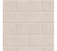 343223 - Papel Tapiz Versace 3D Azulejos Taupe Beige