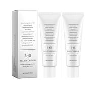 345 Relief Cream, 345 Intensive Repair Creams, 345 Soothing Creamss - Crema hidratante facial antiarrugas para el cuidado de la piel - Crema hidratante facial para acné y piel grasa,2PCS