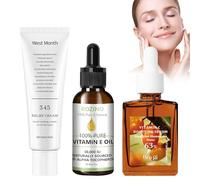 345 Relief Cream, con Serum Vitamina C, Aceite de Vitamina E, Crema Reparadora 345, Crema Hidratante 345, Aceite Hidratante Corporal, para Reparar la Barrera Cutánea