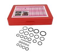 347 Piece Rubber O Kit Premium Nitrile Rubber Gaskets Assortment for Automotive AC Systems Pipelines Machinery Faucets Hydraulic Pneumatic Repair Duty Storage Box Included
