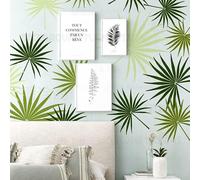 34cm Tropical Summer Jungle Palmette Leaf Stencil Stencils Mandala Paint Big For Decor Template Paredes Reutilizables Patrones De Pared De Nicho Grande Azulejo Muebles Las Semillas
