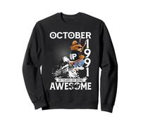 34th Birthday The Bear Legends October 1991 34 Years Old Men Sudadera