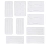 34uds Tiras de Gel Autoadhesivas para Correas Zapatos, con Múltiples Formas para Sandalias de Tacón Alto Zapatos Tira y Calzado Deportivo (Transparentes)