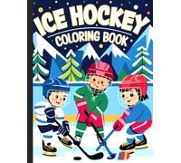 35 Captivating Moments Of Ice Hockey Coloring Book For Sports Fans