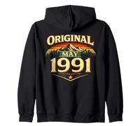 35 cumpleaños Hombre Mujer Regalo Mayo 1991 Sudadera con Capucha