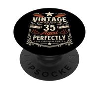 35 cumpleaños Hombre Mujer Regalo Vintage 1991 PopSockets PopGrip Adhesivo