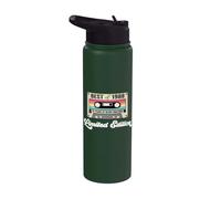 35 cumpleaños Retro Cassette Best of 1988 Stainless Steel Insulated Water Bottle