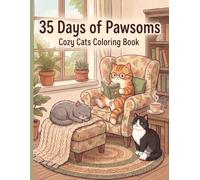 35 Days of Pawsoms: Cozy Cats Coloring Book