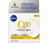 NIVEA Q10 Power Antiarrugas Cuidado de Día FP15 (50 ml), crema antiarrugas facial, crema hidratante con protector solar, crema de día antiedad, crema facial reafirmante