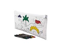 35 Estuches con Ceras para Colorear Dinosaurios. Regalos para cumpleaños Infantiles, Detalles para compañeros de colegios, guarderias, Clases.