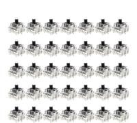 35 interruptores de teclado mecánicos lineales para G-PRO, interruptores PCB de 3 pines prelubricados con clasificación IP54, escritura suave y vida útil de prensa de 60 m para jugadores y