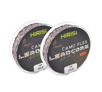 35 libras 7 m de pesca de carpas Leadcore 3 colores trenzados plomo paquete de 2 (camuflaje marrón)