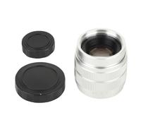 35 mm F1 7 C Mount TV Película Focus Focus Focus sin Espejo Lente Foco Fijo Micro Single Circuito Cerrado Televisión Video Video Lente de Zoom en Las Tiendas Estacionamientos y (Plata)
