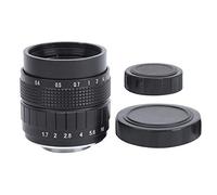 35 mm F1 7 C Mount TV Película Focus Focus Focus sin Espejo Lente Foco Fijo Micro Single Circuito Cerrado Televisión Video Video Lente de Zoom en Las Tiendas Estacionamientos y (Negro)