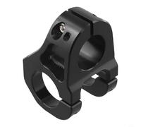 35 mm para CNC 6061 de aluminio para bicicleta de montaña - Manillar de 31,8 mm / compatible con director de 28,6 mm, diseño elevador para All-Mountain (AM) y Downhill (negro)