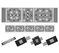 35 mm y 645+6x6+6x7 Vlads Focus Checker Tablas de objetivos de calibración de alta resolución para escaneo de cámara. Utiliza completamente la nitidez y resolución de tu lente. Combo de dos gráficos