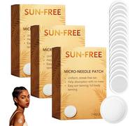 35 parches de bronceado sin sol con microagujas que brillan sin sol, para bronceado uniforme, brillo natural, para hombres y mujeres (21 unidades)