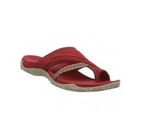 (35,Red)Lightweight Sandals Comfort Casual Slippers Open Toe Platform Flip Flop Beach Sandals For Women