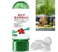 35 tabletas de purificación de agua para acuario, tabletas purificadoras de agua para bronceado de peces, tableta de purificación de calidad del agua, tabletas de purificación de agua, tratamiento de