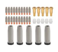 35 unid/set 24KD 25AK boquilla de revestimiento de revestimiento Stuks máquina sin aire europea antiadherente Beschermhoes for herramientas for m-ig Lasmachine(0.8mm35pcs)