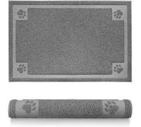 35" x 25" Extra Large Feeding Mat For Cat and Dog Pet, Soft and Waterproof, Dog Bowl Food and Water Mat, PVC Easy to Clean Dog Food Mat, Non-Slip Back