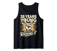 35 Years and Still Rocking 35 años cumpleaños de 35 años Camiseta sin Mangas