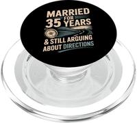 35 years of marriage - 35 years marriage anniversary for him PopSockets PopGrip para MagSafe