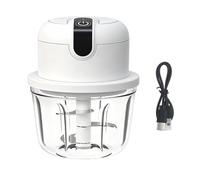 350 ml ElektroKüchenzerkleinerer,Knoblauch Zerkleinerer, USB-Aufladung, Gemüsezerkleinerer, Elektrisch Klein Zwiebelhacker, Mini-Küchenmaschine für Fleisch,Nüsse, Zwiebeln,Knoblauch