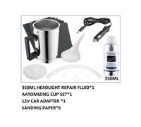 (350 ml y 120 V) Kit per lucidatura chimica dei fari Fari Polimero liquido Fluido di riparazione Lucidatura